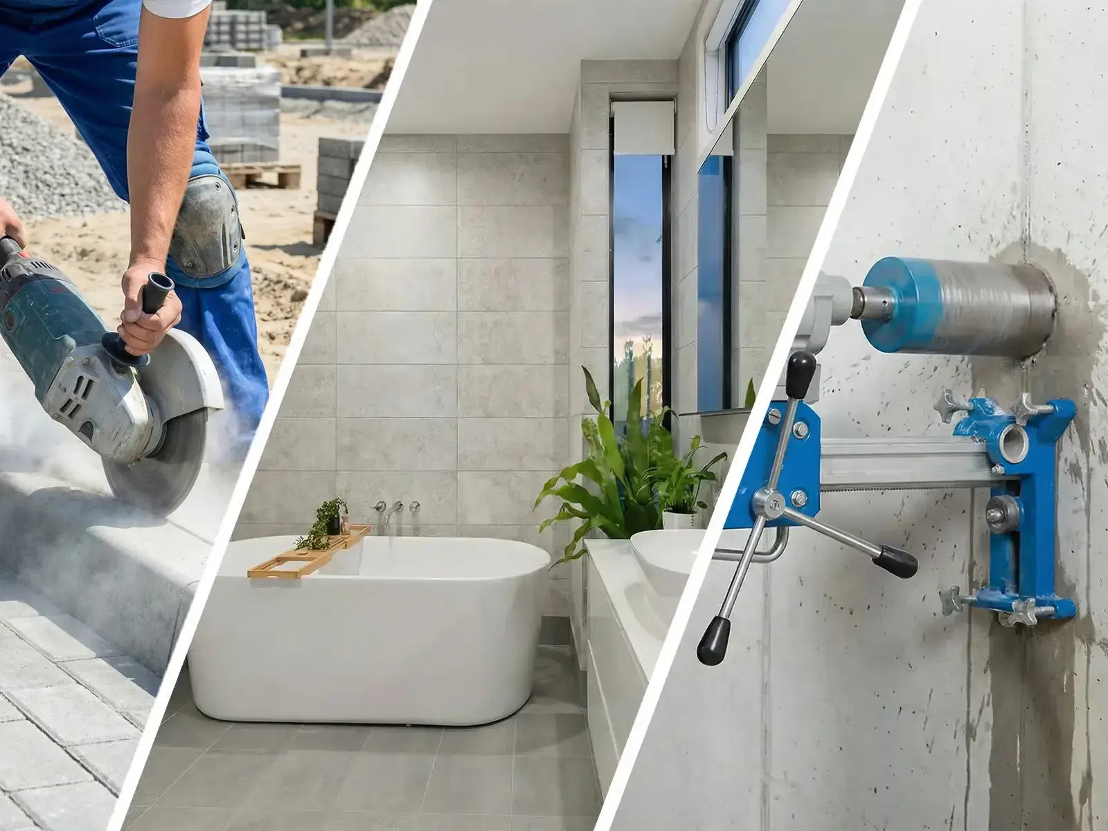 Baustelle mit Rohbau